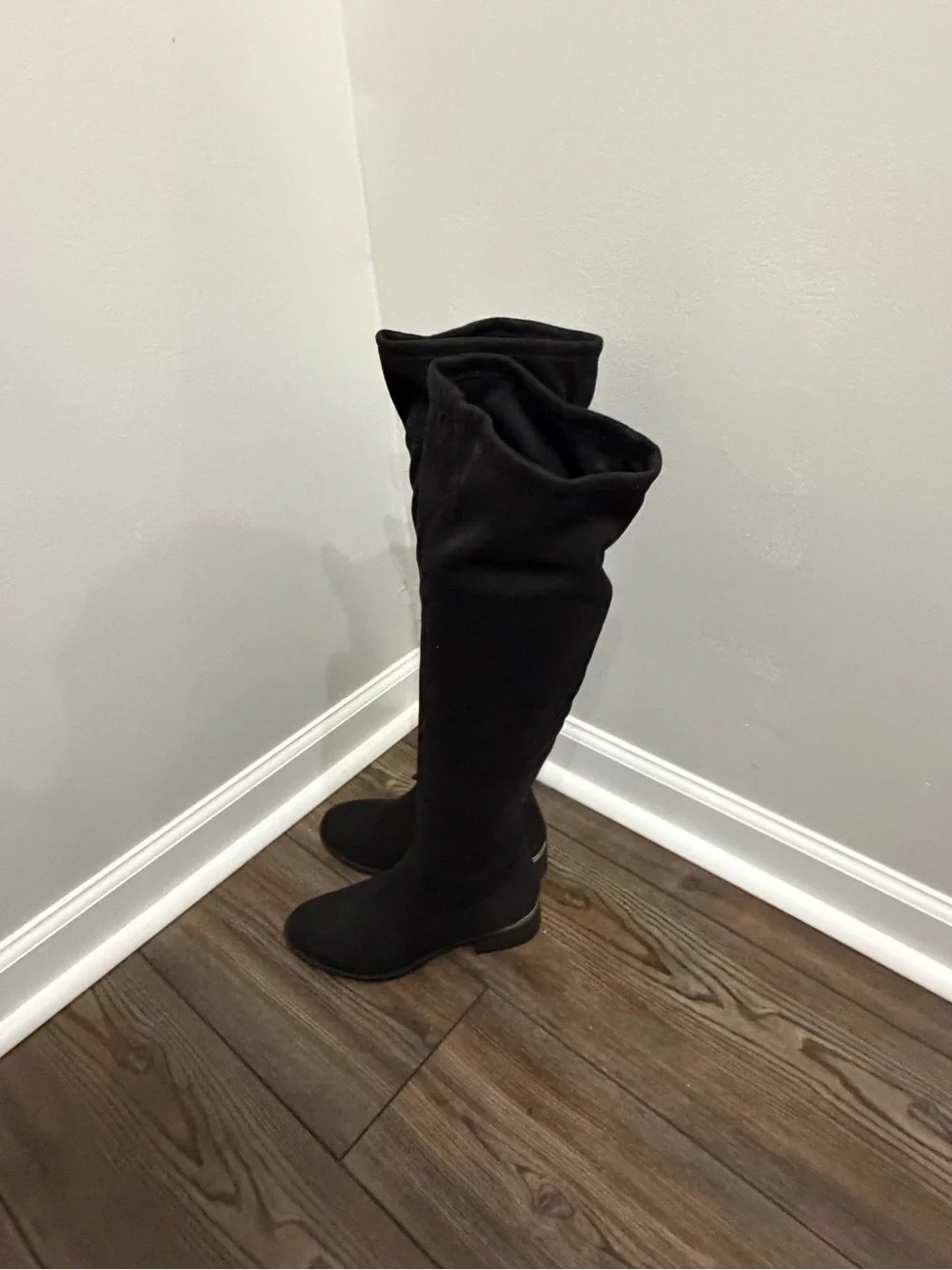 Worthington Black Over-the-Knee Stretch Boots